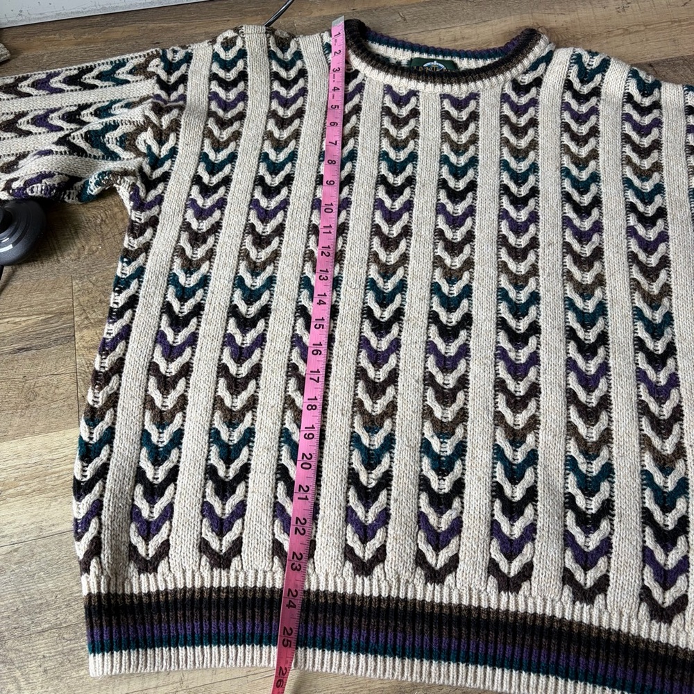 Vintage Jantzen Striped Crewneck Sweater - Picture 7 of 13